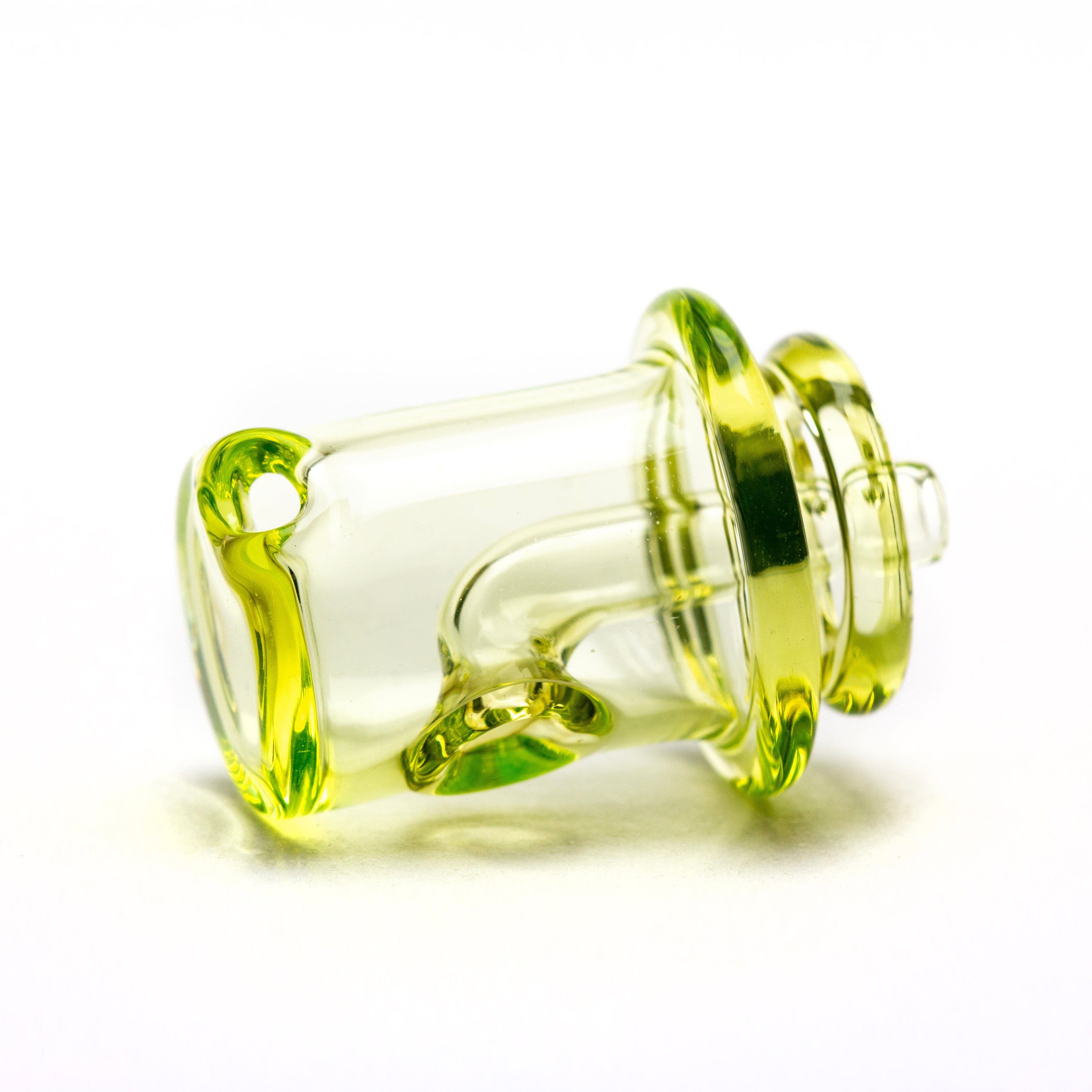 Foster Glass Uranium (UV) Pivot Lid #FOS10 - Planet Caravan